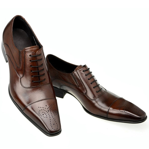 Oxford For Man Formal Shoes Lace Up Style High Qua