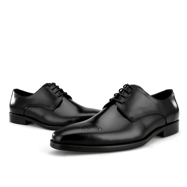 Oxford For Men Formal Shoes Lace Up Style Genuine 