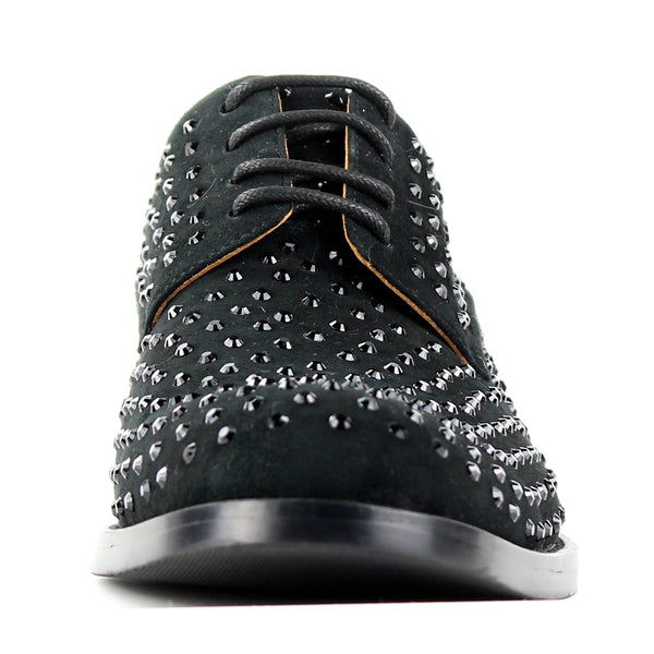 Luxrious Rivet Design Oxfords for Men Lace Up Styl