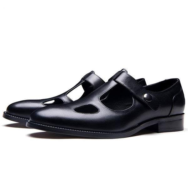 Oxford for Men Formal Sandal Shoes Hollow Out Roun