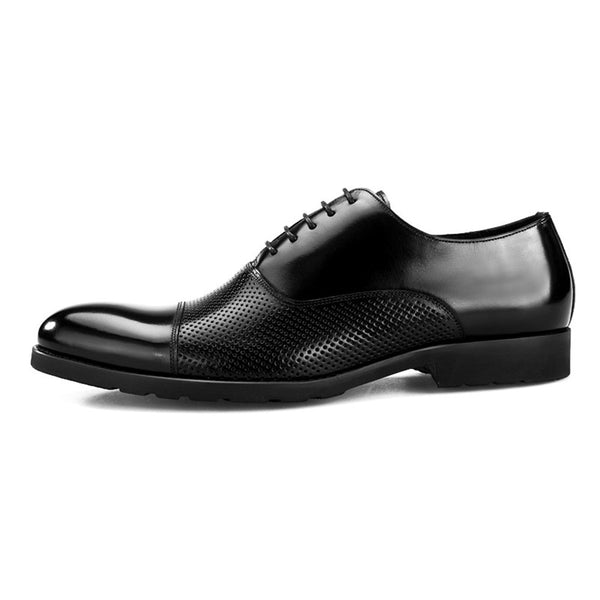 Oxford For Men Formal Shoes Lace Up Style Genuine 