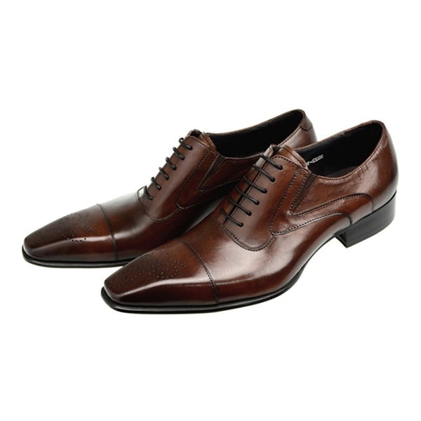 Oxford For Man Formal Shoes Lace Up Style High Qua