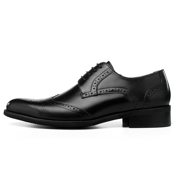 Oxford For Men Brogue Shoes Lace Up Style Genuine 