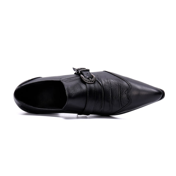 Oxford for Men Formal Shoes Slip On Style Monk Str