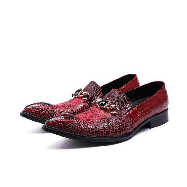 Retro Luxury Loafer for Men Vintage Genuine Leathe