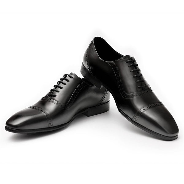 Premium Genuine Leather Derby Oxford Shoes for Men