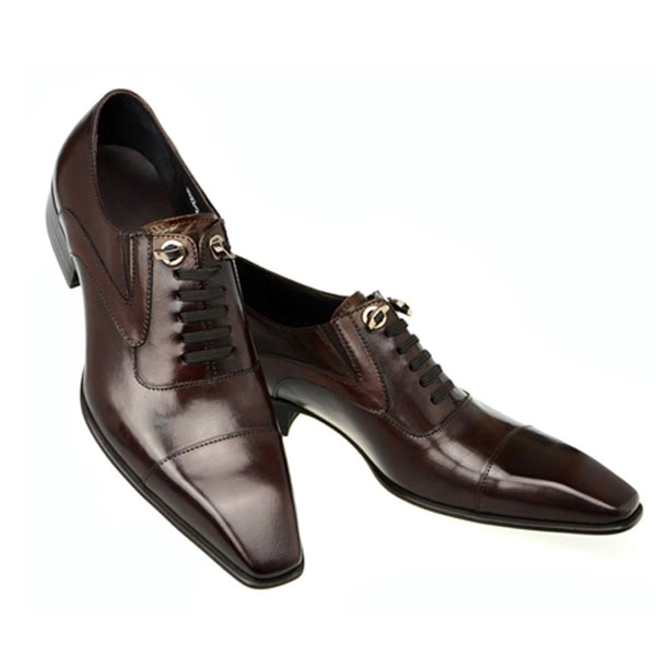 Oxford For Men Formal Shoes Lace Up Style High Qua