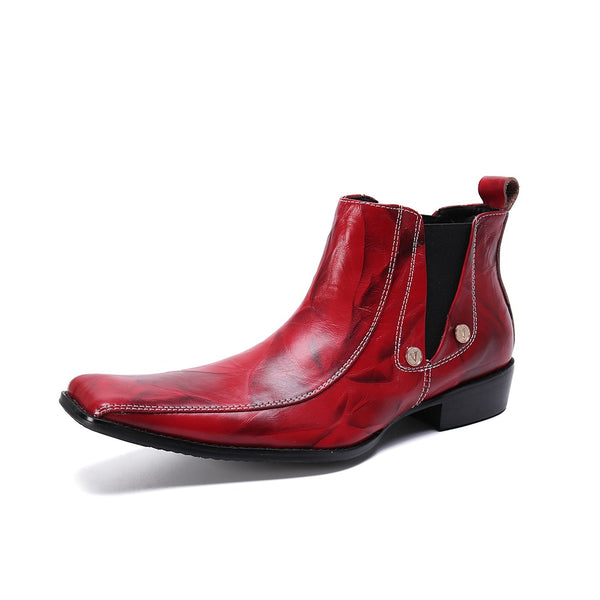 Ankle Boot For Man High Top Boot Slip On Style Hig