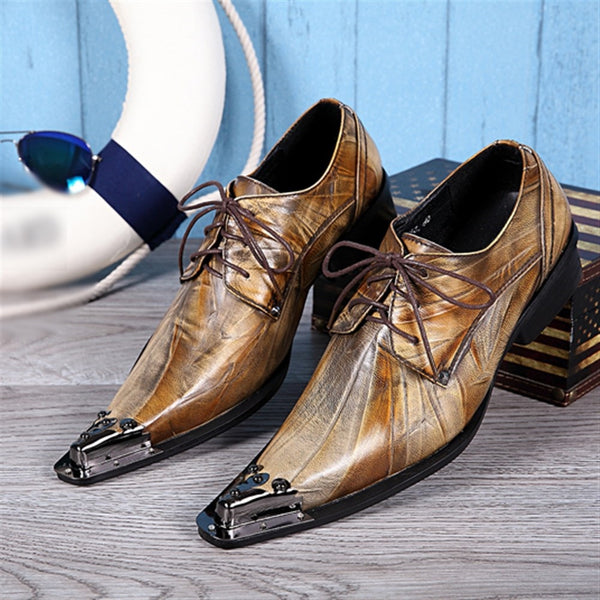 Oxford For Men Formal Business Shoes Lace Up Style