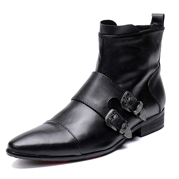 Ankle Boot For Man High Top Boot Slip On Style Hig