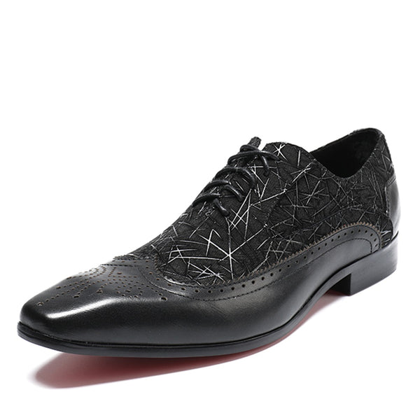 Oxford For Man Formal Shoes Lace Up Style High Qua