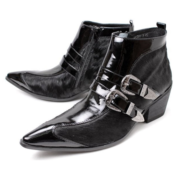 Ankle Boot For Man High Top Boot Slip On Style Hig