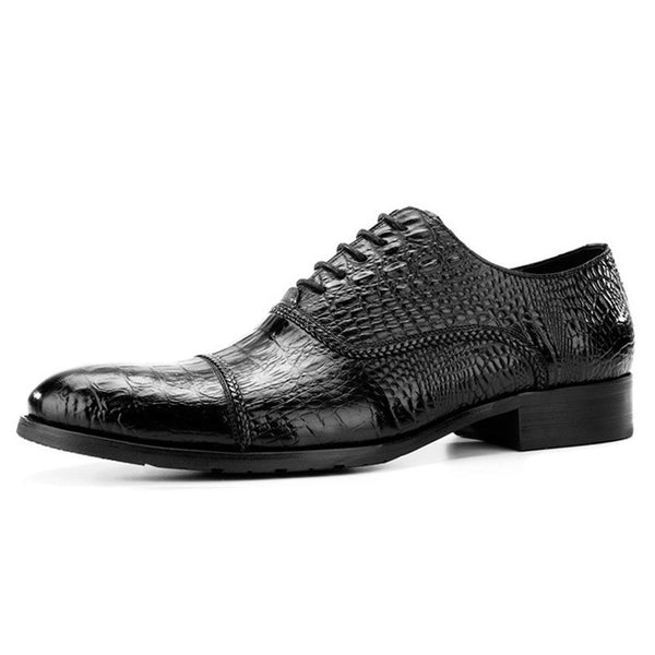 Oxford For Men Formal Shoes Lace Up Style Genuine 