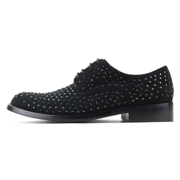 Luxrious Rivet Design Oxfords for Men Lace Up Styl