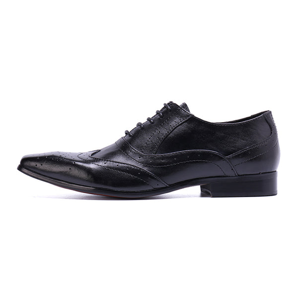 Men's Classic Derby Oxford Genuine Leather Lace up