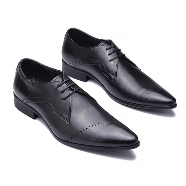 Business Brogue Carving Oxford for Men Formal Dres