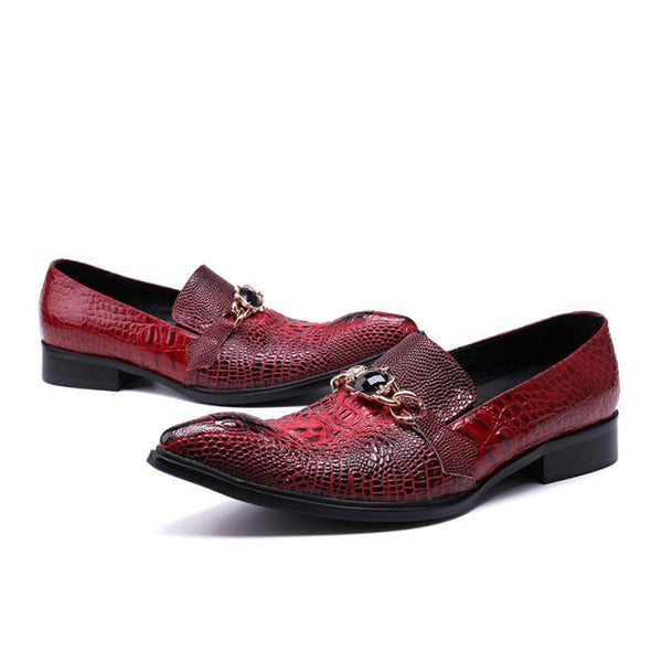 Retro Luxury Loafer for Men Vintage Genuine Leathe