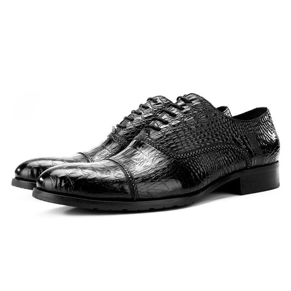 Oxford For Men Formal Shoes Lace Up Style Genuine 