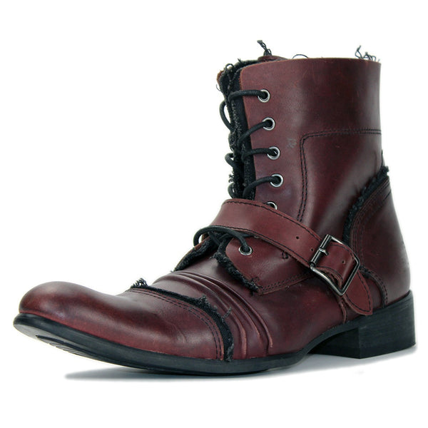 Riding Boot for Men High Top Boots Lace Up Style R