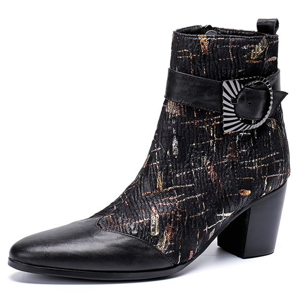 Ankle Boot For Man High Top Boot Slip On Style Hig