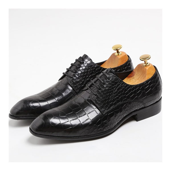 Derby Oxford Shoes for Men Formal Shoes Lace Up St