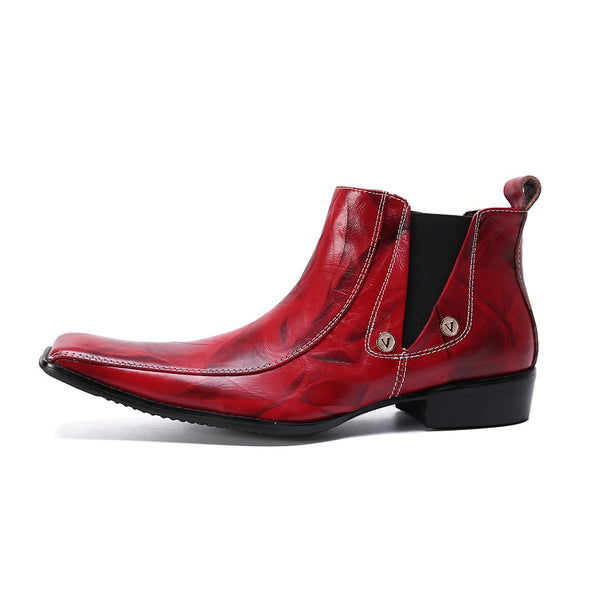 Ankle Boot For Man High Top Boot Slip On Style Hig