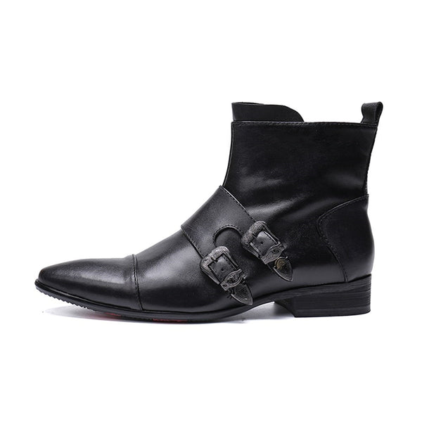 Ankle Boot For Man High Top Boot Slip On Style Hig