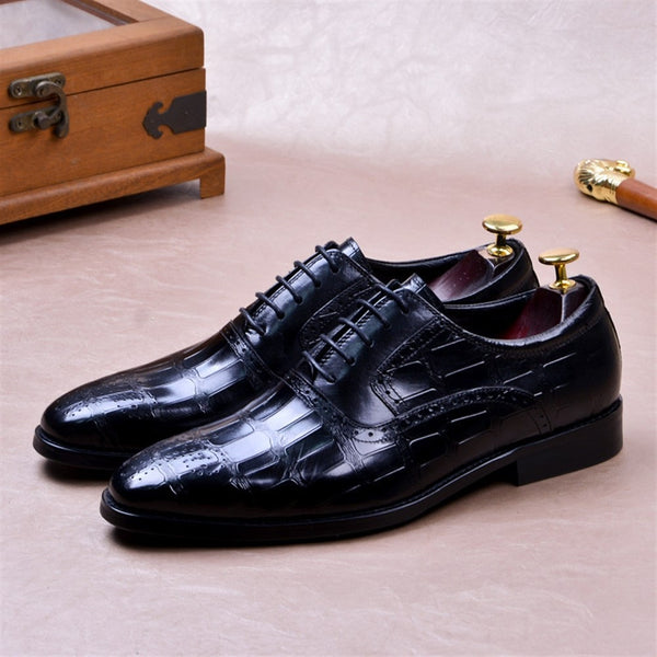 Derby Shoes for Men Oxford Premium Genuine Leather