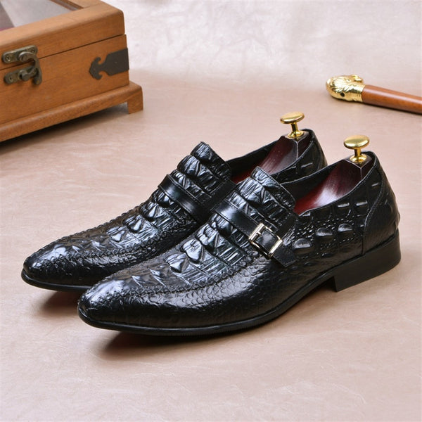 Slip On Style Oxford for Men Formal Shoes Low Top 