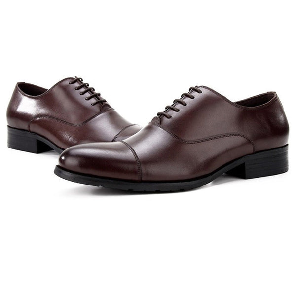 Oxford For Men Formal Shoes Lace Up Style Genuine 